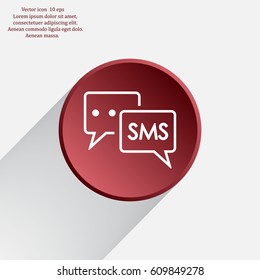 SMS sign icon