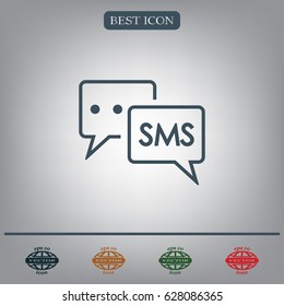 SMS sign icon