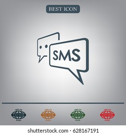 SMS sign icon