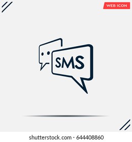 SMS sign icon