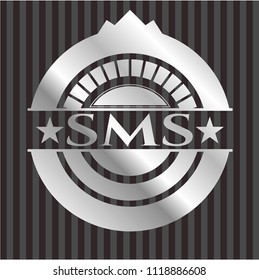 SMS silver emblem