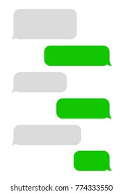 SMS. Speech bubbles.