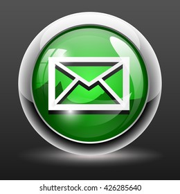 sms square web glossy icon
