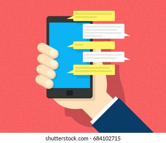 SMS Text Message on Smartphone