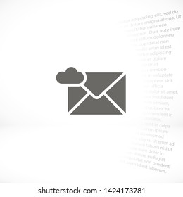 sms vector icon 10 eps , Lorem ipsum Flat design