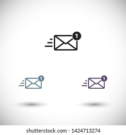 sms vector icon 10 eps , Lorem ipsum Flat design