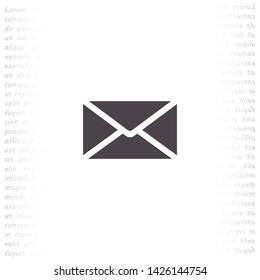 sms vector icon 10 eps , Lorem ipsum Flat design