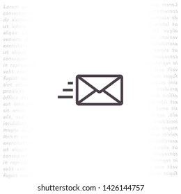 sms vector icon 10 eps , Lorem ipsum Flat design