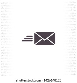 sms vector icon 10 eps , Lorem ipsum Flat design
