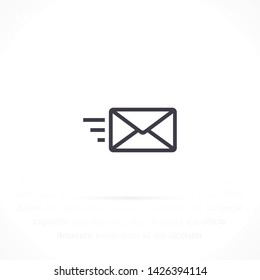 sms vector icon 10 eps , Lorem ipsum Flat design