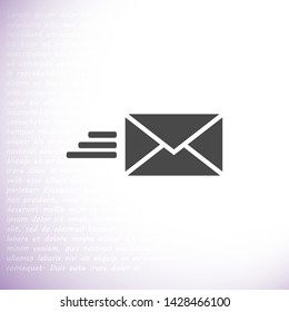 sms vector icon 10 eps , Lorem ipsum Flat design