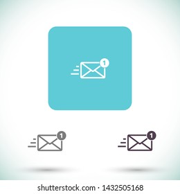 sms vector icon 10 eps , Lorem ipsum Flat design