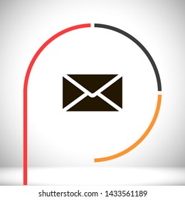 sms vector icon 10 eps , Lorem ipsum Flat design