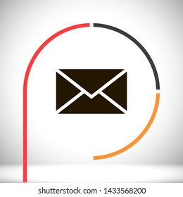 sms vector icon 10 eps , Lorem ipsum Flat design