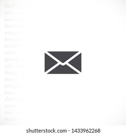 sms vector icon 10 eps , Lorem ipsum Flat design