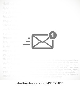 sms vector icon 10 eps , Lorem ipsum Flat design