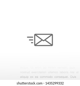 sms vector icon 10 eps , Lorem ipsum Flat design
