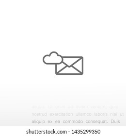 sms vector icon 10 eps , Lorem ipsum Flat design