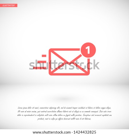 sms vector icon 10 eps , Lorem ipsum Flat design