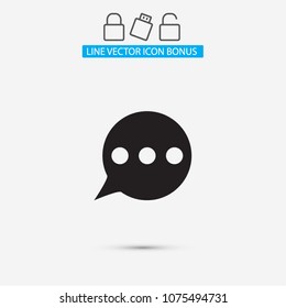 SMS vector icon