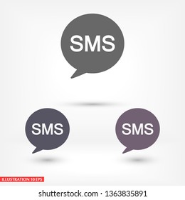 Sms  vector icon