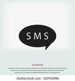 SMS vector icon