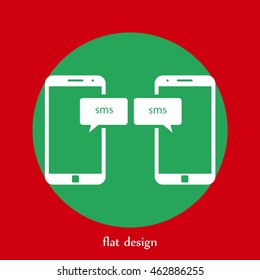 sms vector icon