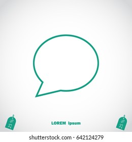 SMS vector icon, Vector EPS 10 illustration style