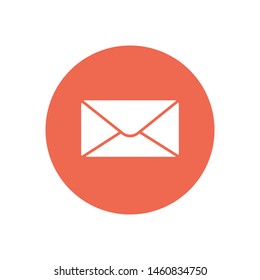 SMS vector icon. Flat illustration of the sms vector icon for web. A sign of the sms and a message.
