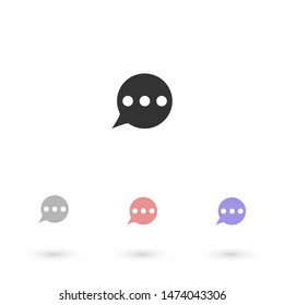 SMS vector icon. Illustration design.