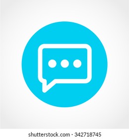 SMS vector Icon Isolated on White Background