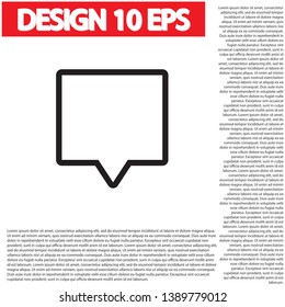 SMS vector icon . Lorem Ipsum Illustration design