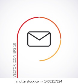 SMS vector icon . Lorem Ipsum Illustration design