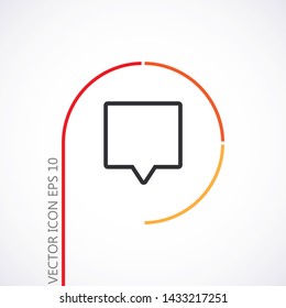 SMS vector icon . Lorem Ipsum Illustration design