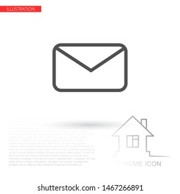 SMS vector icon . Lorem Ipsum Illustration design