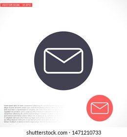 SMS vector icon . Lorem Ipsum Illustration design