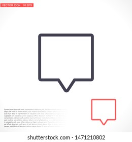 SMS vector icon . Lorem Ipsum Illustration design