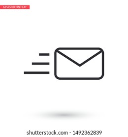 SMS vector icon . Lorem Ipsum Illustration design