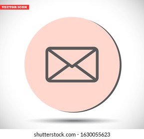 Sms vector icon , lorem ipsum Flat design