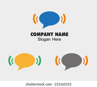 Sms and wifi  icon vector