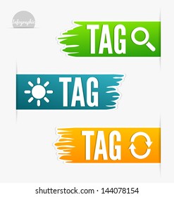 Smudge Labels with icons