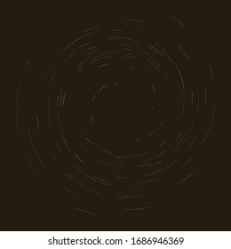 Smudge, smear abstract spiral design element. Swirl, twirl shape. Volute, helix, cochlear illustration