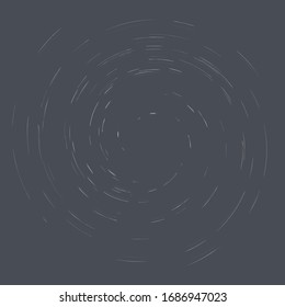 Smudge, smear abstract spiral design element. Swirl, twirl shape. Volute, helix, cochlear illustration