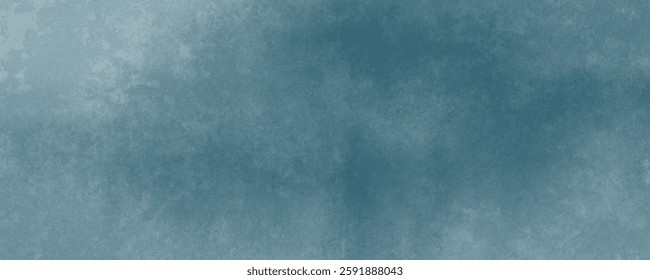 Smudged and Rough Blue Abstract Texture with a Scratched and Softly Torn Surface
