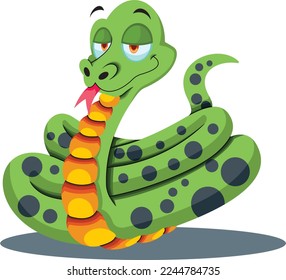 fondo blanco de serpiente verde de mancha
