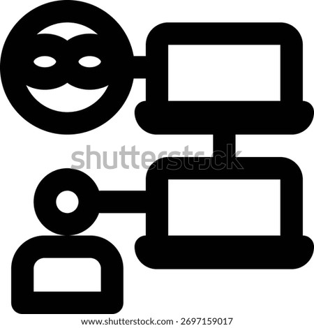 Smurf Attack, Threat, Attack Outline Icon