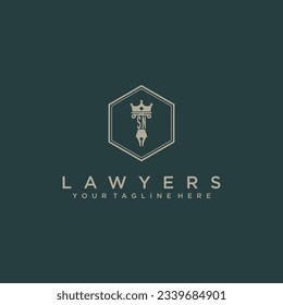 SN initials design modern legal attorney law firm lawyer advocate consultancy business logo vector