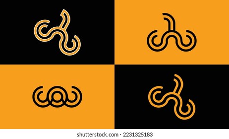 SN Lettermark Visual Identity Design | Logo Template