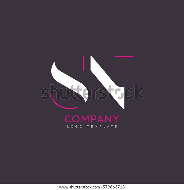 Sn Logo Stock Vector (Royalty Free) 579863713