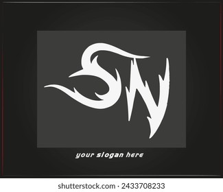  SN logo.SN abstract.SN latter vector Design.SN Monogram logo design .company logo